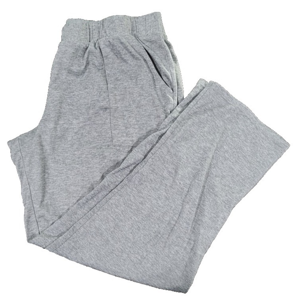 Lucky Brand Womens Heather Gray Lounge Pants Straight Leg‎ Elastic Waist Size M